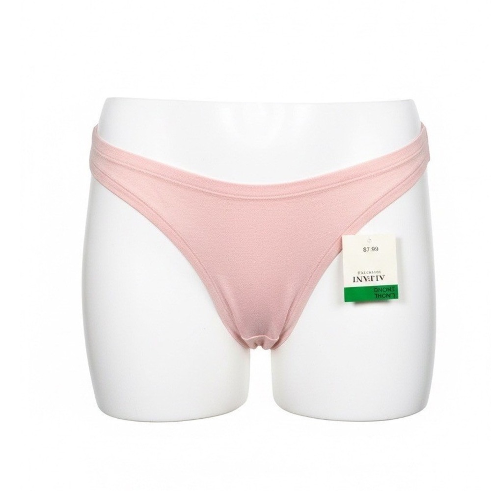 Alfani Utlra Women's‎ Soft Crystal Pink Thong Panty, Size L, NWT